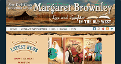 Desktop Screenshot of margaret-brownley.com